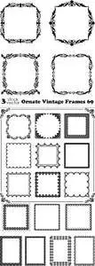 Vectors - Ornate Vintage Frames 69