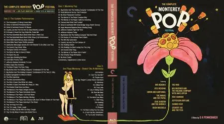 The Complete Monterey Pop Festival (2017) [3 x Blu-ray, 1080p]