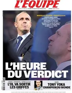L'Equipe du Vendredi 16 Octobre 2015