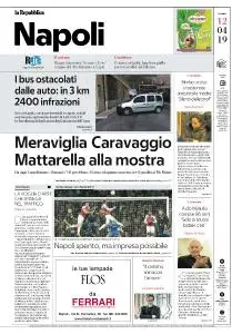 la Repubblica Napoli - 12 Aprile 2019