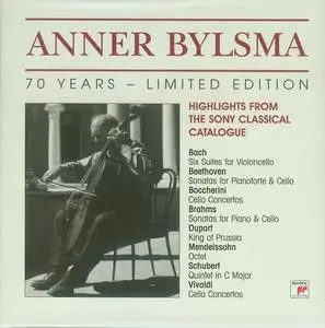 Anner Bylsma - 70 Years. Limited Edition (Highlights From The Sony Classical Catalogue)  (2004) (11 CDs Box Set)