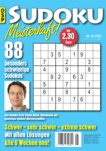 Sudoku Meisterhaft - No.8 2023