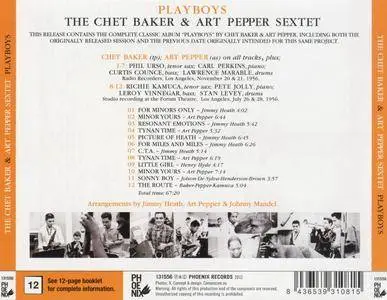 The Chet Baker & Art Pepper Sextet - Playboys (1956) {Pacific Jazz-Phoenix 131556 rel 2012}