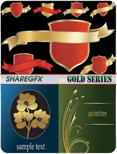 Stock Vector - Gold Series