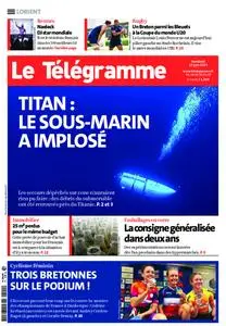 Le Télégramme Lorient – 23 juin 2023