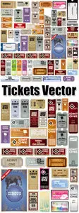 Tickets Vector Set