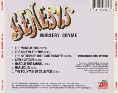 Genesis - Nursery Cryme (1971)