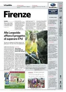 la Repubblica Firenze - 21 Ottobre 2018