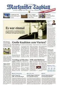 Markgräfler Tagblatt - 25. November 2017