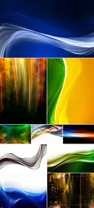 Stock Photo - Color Fractal Backgrounds