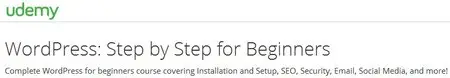WordPress: Step by Step for Beginners