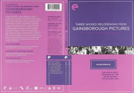 Eclipse Series 36: Three Wicked Melodramas from Gainsborough Pictures (2012)