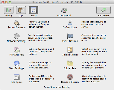 Rumpus PRO 8.1.3 Mac OS X
