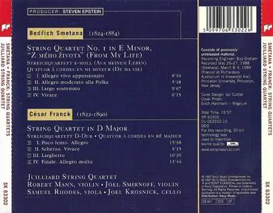 Juilliard String Quartet - Smetana, Franck: String Quartets (1997)