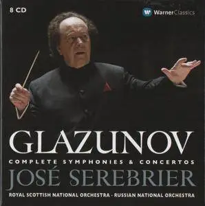 V.A. - Glasunov: Complete Symphonies & Concertos (8CDs, 2012)