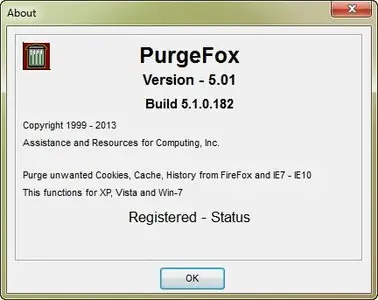 PurgeFox 5.01 Build 5.1.0.182