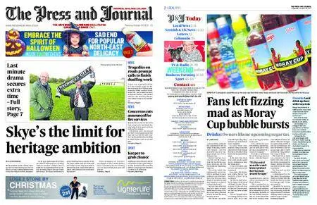 The Press and Journal Highlands and Islands – October 26, 2017