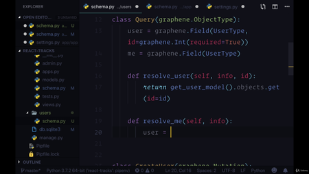 Full-Stack React, Python, and GraphQL (2019)