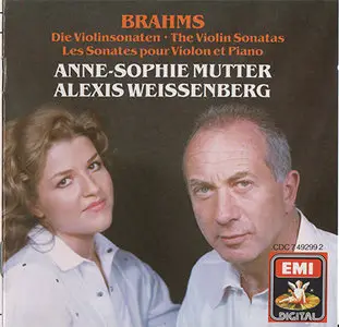Johannes Brahms - Anne-Sophie Mutter / Alexis Weissenberg - Violin Sonatas Nos.1-3 (1988)
