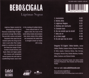 Bebo & Cigala - Lagrimas Negras (2003) {BMG Spain}