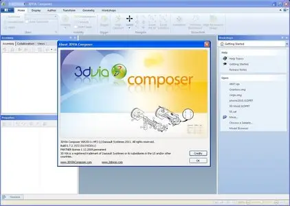 DSS 3DVIA Composer 6R2011x HF2 build 6.7.2.1572