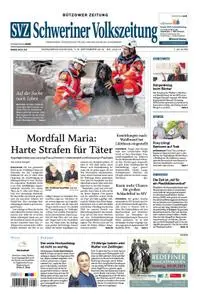 Schweriner Volkszeitung Bützower Zeitung - 07. September 2019