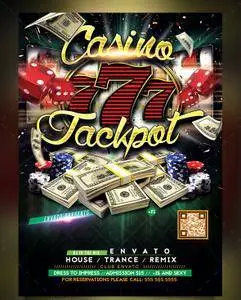 GraphicRiver - Casino Jackpot Flyer Template