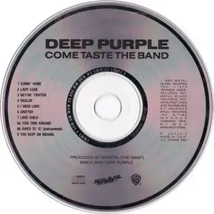 Deep Purple - Come Taste The Band (1975) {1990, US 1st Press}