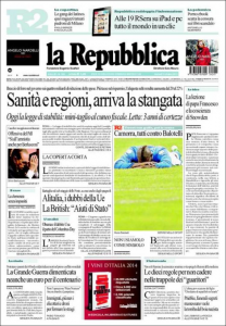 La Repubblica (15.10.2013)