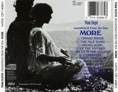 Pink Floyd - More (Original Motion Picture Soundtrack) (1969) {1987 Capitol US, Japan pressing} **[RE-UP]**