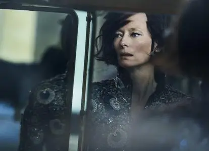 Tilda Swinton by Peter Lindbergh for Vogue Japan January 2019