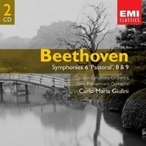Beethoven: Symphonies 6, 8 & 9 - Carlo Maria Giulini (2004)