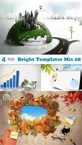 PSD - Bright Templates Mix 28