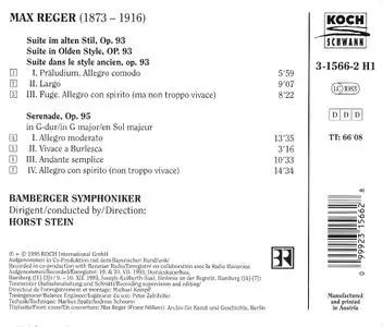 Bamberger Symphoniker, Horst Stein - Max Reger: Suite in Olden Style ...