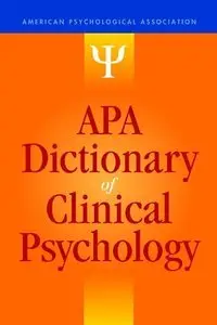 Dictionary of Clinical Psychology (Repost)