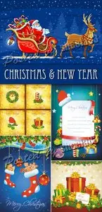 Christmas and New Year Vector 6