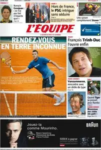 L'Equipe Edition du Vendredi 6 Avril 2012