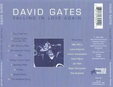 David Gates - Falling In Love Again (1980) [2008, Remastered Reissue]