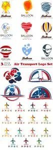 Vectors - Air Transport Logo Set