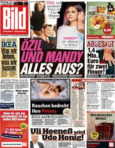 Bild Zeitung vom 17 Oktober 2014