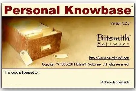 Personal Knowbase 3.2.5