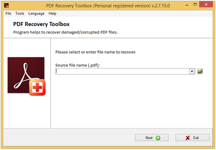 PDF Recovery Toolbox 2.7.15.0 DC 10.11.2017 Multilingual Portable