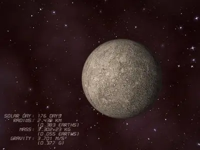 Mercury 3D Space Survey Screensaver (New)