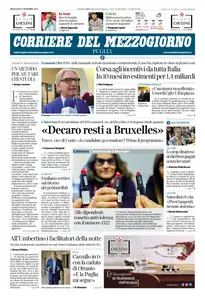 Corriere del Mezzogiorno Puglia - 27 Novembre 2024