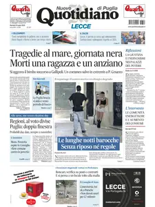 Quotidiano di Puglia Lecce - 22 Luglio 2025