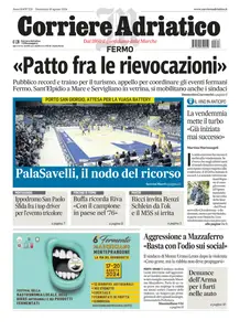 Corriere Adriatico Fermo - 18 Agosto 2024