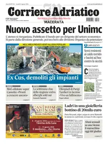 Corriere Adriatico Macerata - 12 Agosto 2024