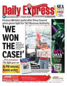 Trinidad & Tobago Daily Express - 17 September 2024