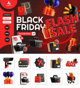 EE - Black Friday Sale 3D Icon DZ6W7H2