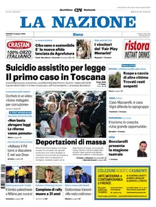 La Nazione Siena - 12 Giugno 2025